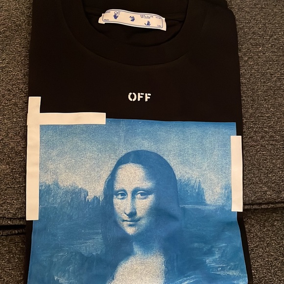 ✨SOLD✨OFF-WHITE MONALISA SLIM TEE (S) - Picture 5 of 10